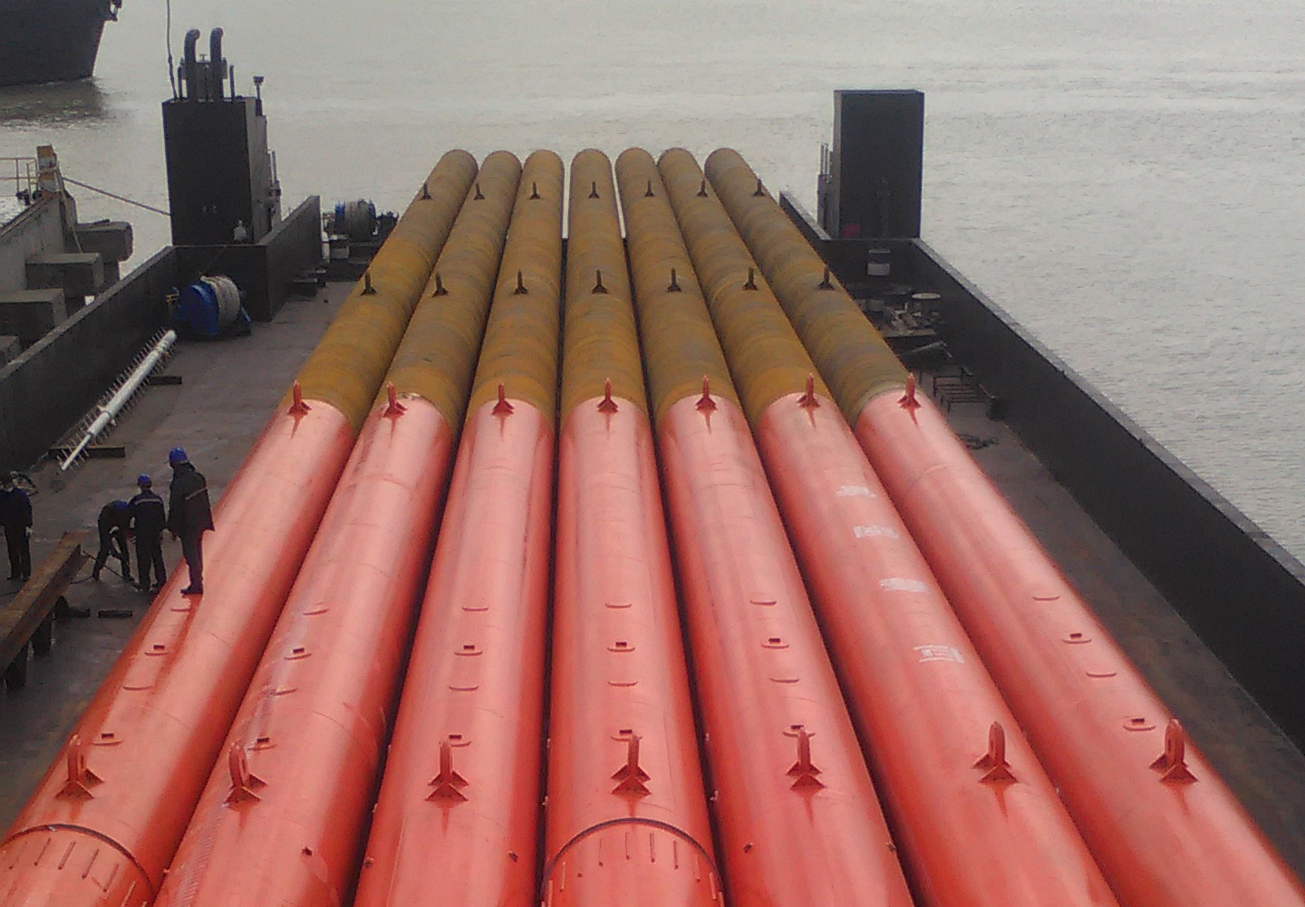 中交三航局中國(guó)國(guó)電電力舟山六橫島海上風(fēng)電項(xiàng)目樁基